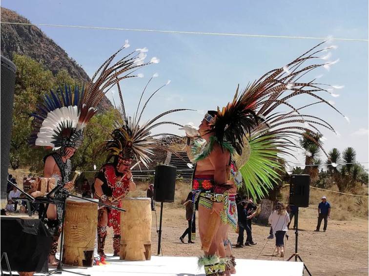 Reviven tradiciones prehispánicas en actividades realizadas en la zona arqueológica de Tepeapulco2