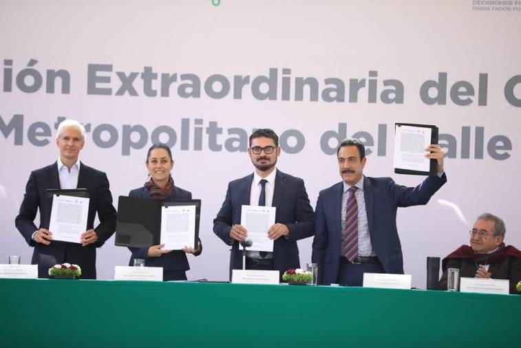 firman gobiernos de la ciudad de méxico, estado de méxico e hidalgo, acuerdo para mejorar la calidad de vida en la zona metropolitana2